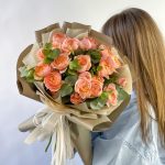 Букет из пион. розы Juliet "Нежная Джульетта"