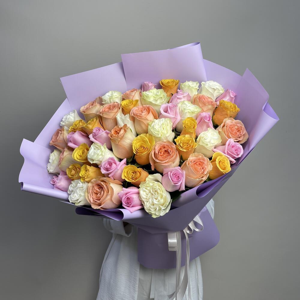 51 роза микс