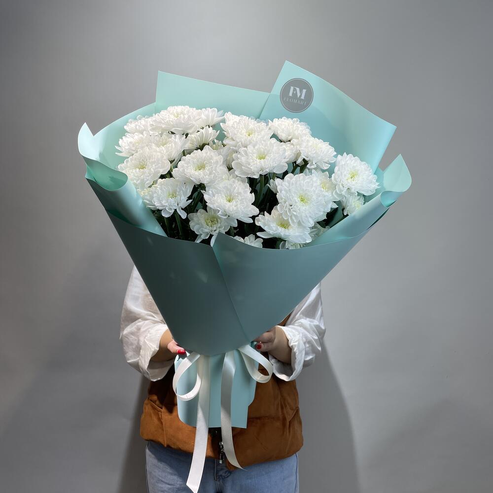 Букет 5 кустовых хризантем